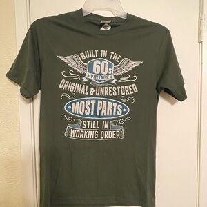 Vintage Graphic Green T-Shirt